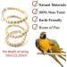 CHICAB 8 Colorful Parrot Toys - Natural Wood Hammock & Perch for Small Birds | Eco-Friendly Bird Toys - Buy Online on GoSupps.com