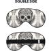 Buy Mexican Skull Print Ultra-Soft Light-Blocking Eye Mask | Comfortable Sleep Mask for Restful Sleep - International Shipping Available - Buy Online on GoSupps.com