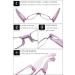 Vevesmundo Foldable Reading Glasses - Compact Anti-Blue Light Glasses for Men & Women - Purple 2.0X - Portable & Stylish - Buy Online on GoSupps.com