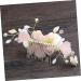 DOITOOL Bridal Hair Comb Hanfu Headwear Womens Hair Clips Hair Rhinestone Flower Hair Insert Comb Prom Hair Accessories Tiara Wedding Flowers Bride Zircon Pink The Flowers - Buy Online on GoSupps.com