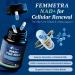 Femmetra NAD+ Supplements for Men with Saw Palmetto | All-in-One Cellular Energy Prostate Support & Nitric Oxide Supplement with Resveratrol L-Arginine | Non-GMO 120 Capsules - Buy Online on GoSupps.com