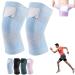 Beyonddraw Knee Compression Sleeve - Best Knee Brace Beyond Draw Knee Brace Knee Sleeve Compression Sleeve for Women And Men (Blue 1Pair Large) Blue 1Pair Large