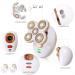 2021 Upgrade Electric Lady Shaver - Painless Bikini Razor & Cleansing Brush - Rechargeable and Cordless Women's Shaver for Hair Removal on Legs, Face, Body & Lips - Waterproof - Buy Online on GoSupps.com