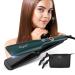 CCKeyin smooth iron wide hair smooth hair care hair care with 44mm extra wide panels and digital LCD display 120-230 C 12 temperature setting portable travel hair smoothing green