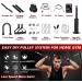 Concho Cable Pulley System Gym | Upgraded Weight Pulley with 3 Handles | DIY Home Gym Fitness Equipment in Black - Buy Online on GoSupps.com