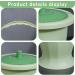 Chamber Pot with Lid and Handle Heavy Duty Bed Pan Non-Slip PP Urinal Bottle with Detachable Base Washable Reusable Portable Toilet for Kids Adults Light Green + Dark Green Urinal Bottle - Buy Online on GoSupps.com