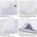 Coskefy Unisex Sneaker Socks Breathable Cotton Sports Socks for Men & Women 6 Pairs | Sizes 35-50 Black White Gray - Buy Online on GoSupps.com