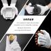 Cotton Gloves 10pairs (20Pcs) White Cotton Gloves for Women and Men Washable Stretch Cotton Gloves for Dry Hands and Eczeme Moisturizing Cloth Gloves Coin Jewelry Silver Cotton Inspection Gloves - Buy Online on GoSupps.com