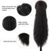 Ponytail Extensions Extensions Ponytail Hairpiece for Women Heat Resistant 24inch Synthetic Ponytail Long Wavy Black Claw Clip Ponytail Braid In Hair for Women(NMW1047-13) - Buy Online on GoSupps.com