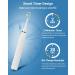 Buy Sonic Electric Toothbrush for Adults - 8 Brush Heads Travel Case & Holder - White | International Shipping - Buy Online on GoSupps.com