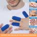 4-Piece Finger Ice Sleeves - Hot & Cold Compress Gel Bags for Injuries & Gout Relief - Soft Compression for Home & Outdoor Use (Blue) - Buy Online on GoSupps.com