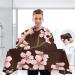 Buy Waterproof Barber Cape - Vintage Sakura & Cheetah Hair Cutting Bib for Men & Women | Stylish & Durable - Buy Online on GoSupps.com