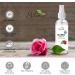 Milania Organic Rose Water Spray for Face and Hair - 4 oz | Natural Facial Toner, Pore Minimizer, Redness Reducer | Revitalizing Mist for Nourished, Moisturized, Hydrated Skin - Buy Online on GoSupps.com