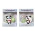 Panda hand warmer set of 2 - Secret Santa gift hand warmer pocket heating pad