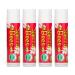 Sierra Bees Organic Lip Balms Pomegranate 4 Pack .15 oz (4.25 g) Each