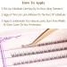 CB 3 Trays Cluster Eyelash Extensions - DIY Individual False Eyelashes C Curl Mermaid Fishtail 9-10-11mm Mixed Volume Lashes - Buy Online on GoSupps.com