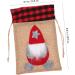 PRETYZOOM Christmas Candy Bag Christmas Bag Bags Goody Bags Wrapping Bag Present Bags Burlap Bag Baby 22.50X14.50X0.50CM Red - Buy Online on GoSupps.com