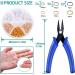Caffox 700pcs Small Split Rings Set with Pliers - Double Closed Jump Rings for Jewelry Making - Buy Online on GoSupps.com