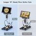 Taller Digital Microscope Bracket for Elikliv EDM202/201/9/4S - Enhance Your View - Buy Online on GoSupps.com