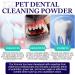 Teeth Cleaning Powder for Dogs Cats Dog Plaque & Tartar Remover Dental Care Ideal for Dogs Mouth Gum Health Natural Breath Freshener to Help Plaque Off Oral Care& Dental Cleaning - 100g - Buy Online on GoSupps.com