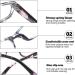 VIDEBLA 5 Pack Blue Light Blocking Reading Glasses for Men & Women - Anti Eyestrain - 1.75 Magnification - Buy Online on GoSupps.com