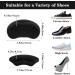 COMNICO 4 Pairs Heel Grips Liner Cushions Inserts Self-Adhesive Shoe Snugs Filler for Men Women Loose Shoe Too Big Heel Back Protectors Pads Prevent Rubbing Slipping Blisters(Black) - Buy Online on GoSupps.com