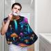 Mushroom Print Shaving Bib - Waterproof Beard Apron for Dad | One Size Fits All Gifts - Buy Online on GoSupps.com