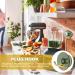 Takluu Plug-In Cable Holder | Multi-Purpose Drill-Free Organizer Hook for Bathroom & Kitchen | Translucent Green Toothbrush & Towel Holder - Buy Online on GoSupps.com