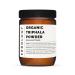 100% Organic Triphala Powder 220g - Ayurvedic Blend of Amla Haritaki & Bibhitaki - Gut Health - Straight from Farm in India - Raw Vegan and Gluten-Free - Non-GMO - No Additives or Preservatives