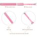5PCS Nail Art Brushes Set with Pearl Handle for Gel Nails | LEA-SHALL Liner/Acrylic/Flat/Round/Angled UV Builder Kit | Fine Brush DIY Decoration, Home & Salon Design - Rose Red - Buy Online on GoSupps.com