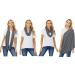 NeoTech Care Baby Nursing Cover Breastfeeding Scarf - Soft Gray Fabric - Buy Online on GoSupps.com