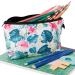 PREMYO Small Cosmetic Bag for Handbag | Stylish Makeup & Pencil Case for Girls | Floral Design Makeup Organizer - Buy Online on GoSupps.com