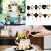 58pcs Black and Gold Balls Cake Toppers Decorations Gold Cake Decorations Black and Gold Ball Cake Decorations Gold Cake Topper Decorations Palm Leaf Cake Toppers Birthday Cake Decorations for Party. - Buy Online on GoSupps.com