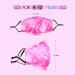 Kids Cloth Face Mask 9 Pack with Filters | Cartoon Washable & Reusable Masks for Girls Boys | Adjustable Pink/Red/Purple - Buy Online on GoSupps.com