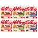Apple Snack Bars 6x37g x2 with Strawberry Flavour 6x37g x2 & Blueberry Flavour 6x37g x2 - Bundle Consisting of Kellogg's Nutri-Grain x6 Packs