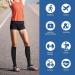 Evolyline 3 Couple Compression Stockings for Men & Women - Medical Support Socks for Leg Pain Varicose Veins & Thrombosis - Open Lace Design - Black S-M - Buy Online on GoSupps.com