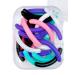 LLTGMV Curler Refills Eyelash Curler Refill Pads Silicone Rubber Curler Replacement Refills Pads for Universal Eyelash Curler with a Clear Storage Box (Multi Color-30pcs) 30pcs-Multi-Color