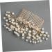 Didiseaon Crystal Hair Comb Wedding Hairpin Rhinestone Headpiece Bridal Hair Accessory Bridal Hair Clip Crystal Headpiece Hair Clips Pearl Hair Comb Bride Metal Hair Accessories - Buy Online on GoSupps.com