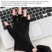 TYGFRT 1 Pair of Black Fingerless Gloves Uv Gloves for Nails Nail Art Accessories Uv Protective Gloves Nail Gloves Nail Art Protective Accessories - Buy Online on GoSupps.com
