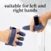 Adjustable Removable Finger Separator Protector | Hand Contracture Cushion Padding Pillow | Prevention Aid Training Tool with Splints (Purple - Buy Online on GoSupps.com