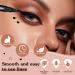 Yuccer 3-Piece Eyeliner Stamp Set - Black Liquid Eyeliner for Women | Durable Star Moon Heart & Flower Makeup Gifts - Buy Online on GoSupps.com