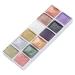Nail watercolor solid pearl glitter-nail art pigments manicure art nail color for women and girls nail gel color for DIY-nail art design