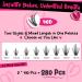 PRO DIY Eyelash Extension Kit - 280 PCs Individual Cluster Eyelashes Applicator & Brush for Beginners - 9-16 Mix 40D-D - Buy Online on GoSupps.com