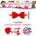 40 Pcs Baby Girls Bow Hair Ties | Elastic Hair Bands Ribbon Bows Hair Accessories for Kids & Toddlers - Buy Online on GoSupps.com