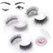 Jenna Lyons Eyelashes 3Pairs Jenna Lyons False Eyelashes Lashbuddy Self-Adhesive Eyelashes Reusable Self Sticking Kaylash Reusable Self Adhesive Eyelashes Natural Look - Waterproof (3pcs 123Mix)