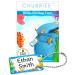 Child ID Bag Tags Write-On Kids Name Tags for Backpack Lunchbox & Diaper Bag Great for Preschool & Daycare Pack of 6 (Blue Ocean)