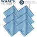 Care Touch Microfiber Cleaning Cloths 6 Pack - Ideal for Glasses, Lenses, Phones & Screens - Large Lint Free Cloths 6x7 (Blue) - Buy Online on GoSupps.com
