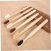 Hapinary 10-Pack Bamboo Toothbrushes - Organic Portable Travel Toothbrush Set for Tooth & Mouth Hygiene - Eco-Friendly Disposable Hotel Accessories - Buy Online on GoSupps.com