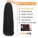 30 Inch Butterfly Locs Crochet Hair 6 Pack 1B - Long Distressed Faux Braids for Goddess Locs Extensions - Buy Online on GoSupps.com
