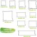 Amazinggirl 4er Set Quilted Microfiber Pillows 45x45 cm - Soft White Bed & Sleeping Pillows - Buy Online on GoSupps.com